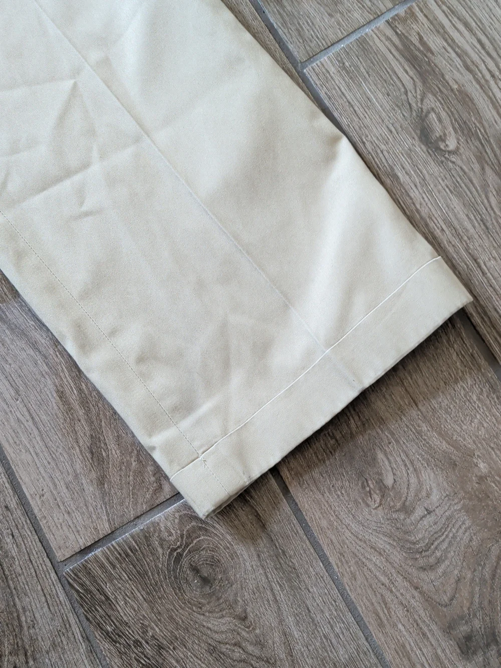 John W. Nordstrom Beige Pleated Cuffed Chinos  38x36